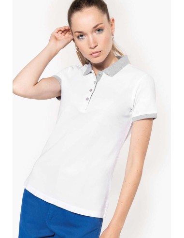 K-KA259-LADIES’ TWO-TONE PIQUÉ POLO SHIRT